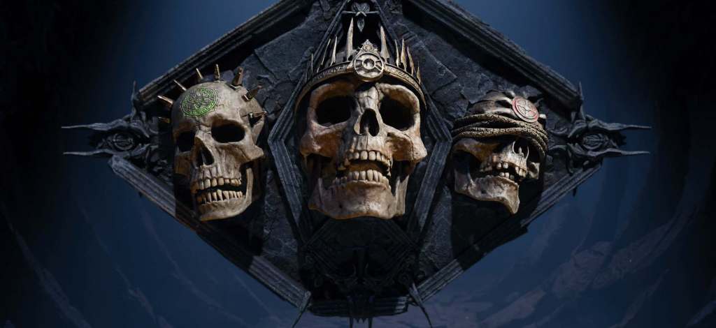 The Cursed Mode logo in Call of Duty: Black Ops 7 Zombies.