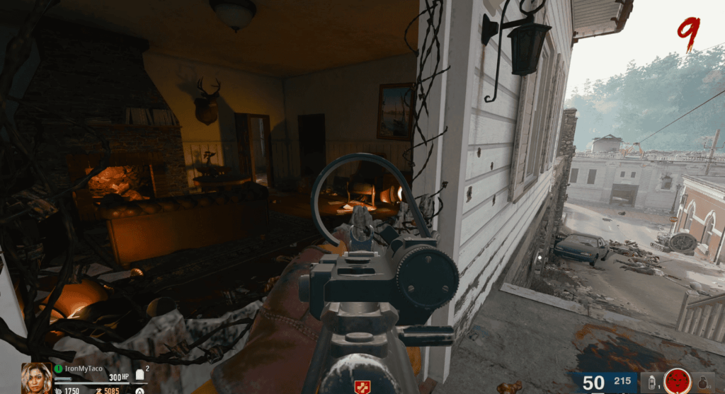 Black Ops 6 Zombies Liberty Falls Side Easter Egg Mr Peeks Shoes in White House under the chair