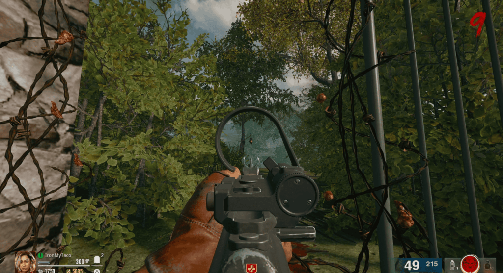 Black Ops 6 Zombies Liberty Falls Side Easter Egg Mr Peeks Shoes Hanging On Tree Behind Graveyard