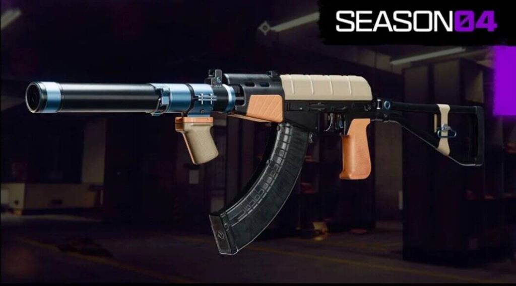 “Security Detail” Blueprint for AS-VAL Assault Rifle. Available in Season 4 of Black Ops 6.
