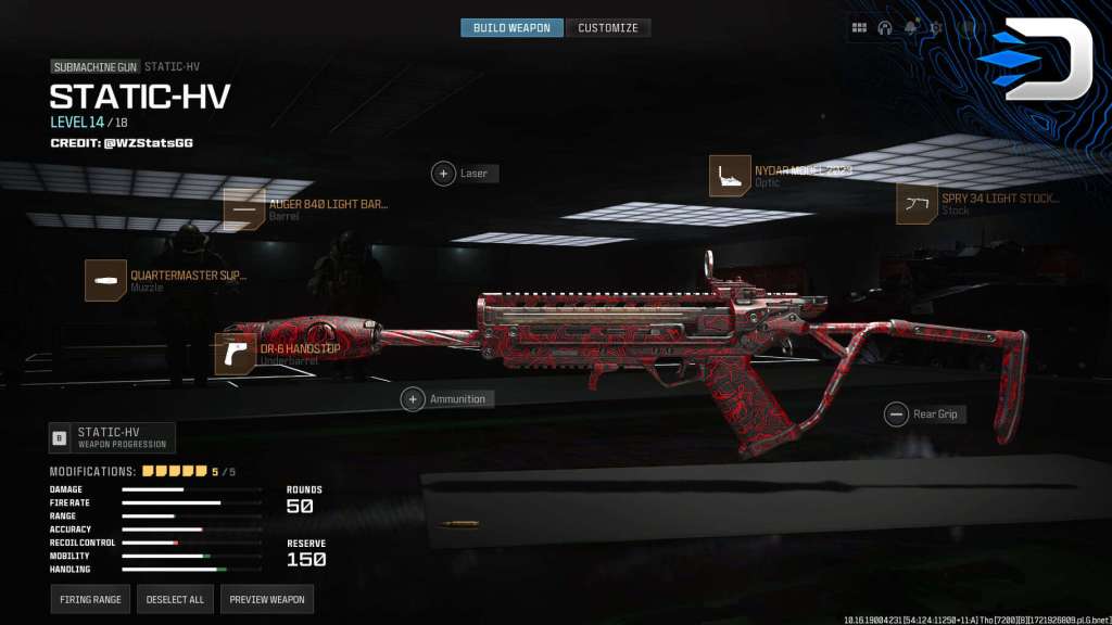 Modern Warfare III and Warzone Static HV Meta Class