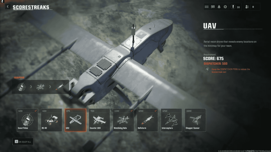 Black Ops 6 All Loadouts Menu Scorestreaks