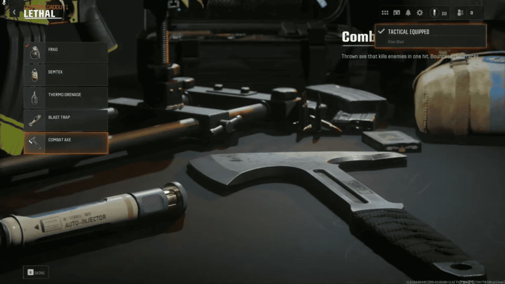 Black Ops 6 All Loadouts Menu Lethal Items