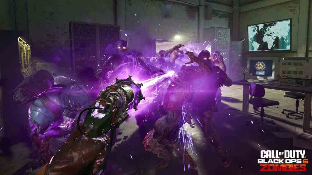 Dark Flare in action against waves of the Undead.