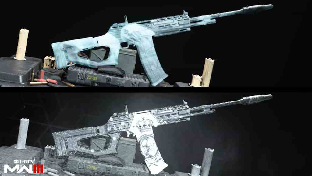 Official Modern Warfare 3 Season 6 The Haunting Battle Pass Weapon "Static-HV BlackCell Variant"