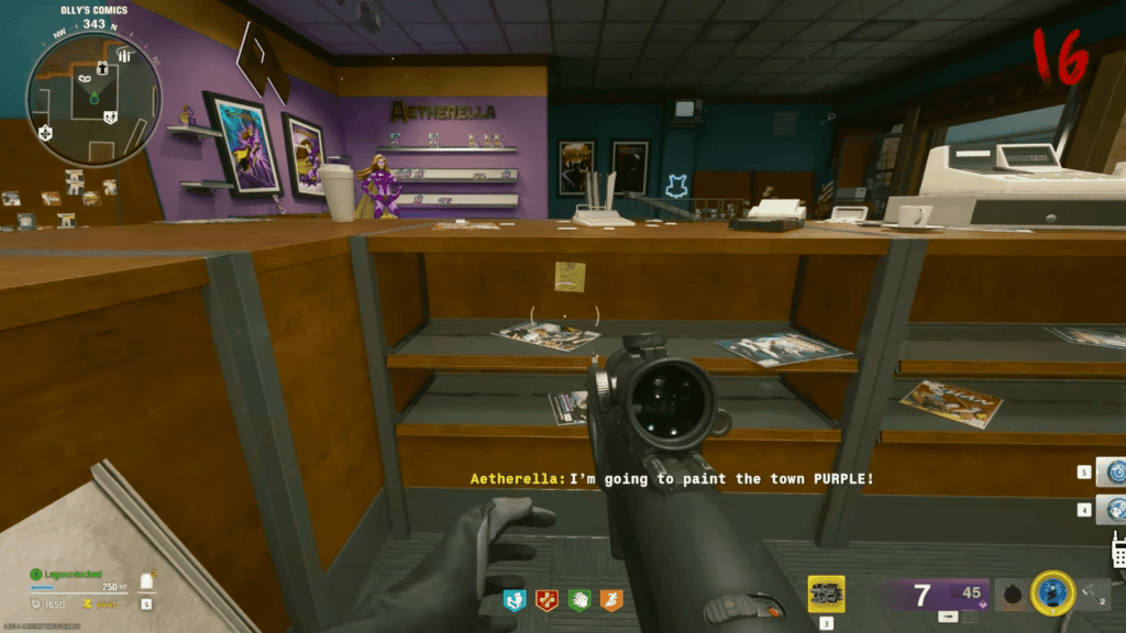 Black Ops 6 Zombies Liberty Falls Side Easter Egg Comic Shop Code