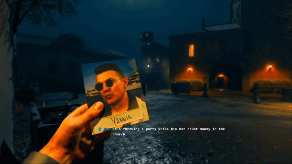 Black Ops 6 Screenshot in Blood Feud with Yannik as the target on a photograph