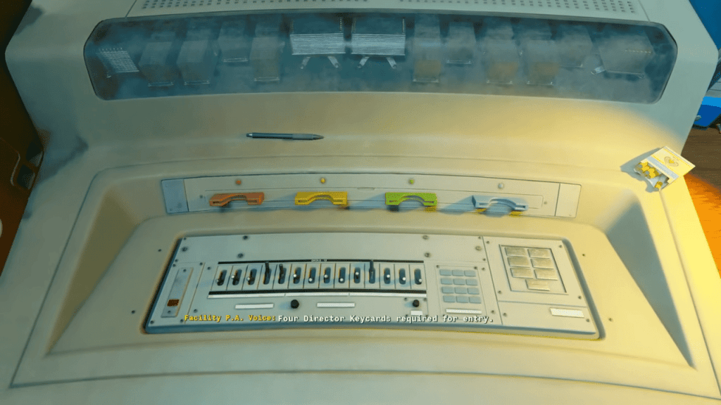 Black Ops 6 Screenshot of Emergence of the Director Keycard Security Panel