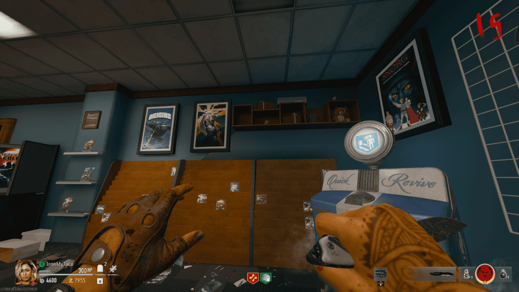 Black Ops 6 Zombies Liberty Falls Side Easter Egg Aetherella Statue In Comic Shop Top Left Shelf