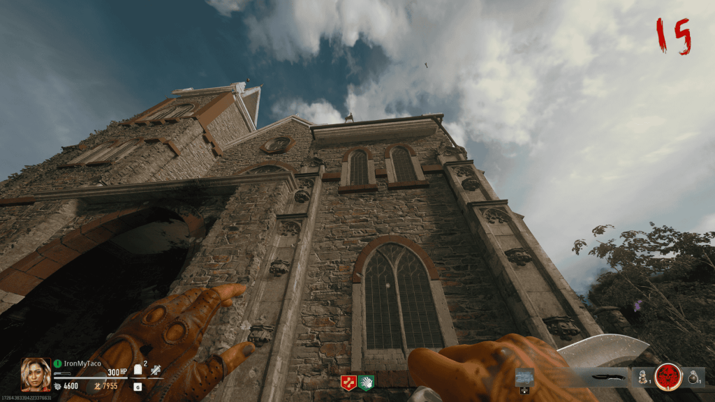 Black Ops 6 Zombies Liberty Falls Side Easter Egg Aetherella Statue on Church Window