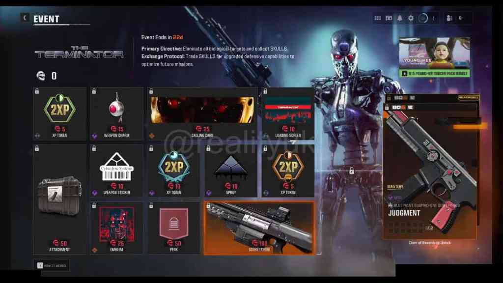 All Terminator Event Rewards in Black Ops 6