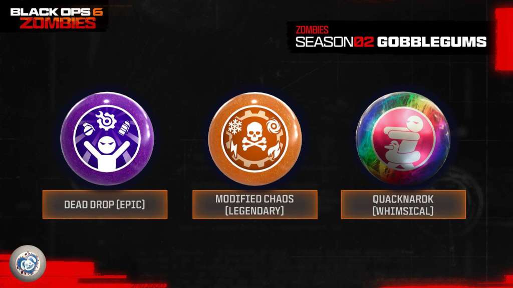 Call of Duty Black Ops 6 Season 2 Official Screenshot of the Season 2 Gobblegums Dead Drop, Modified Chaos, and Quacknarok