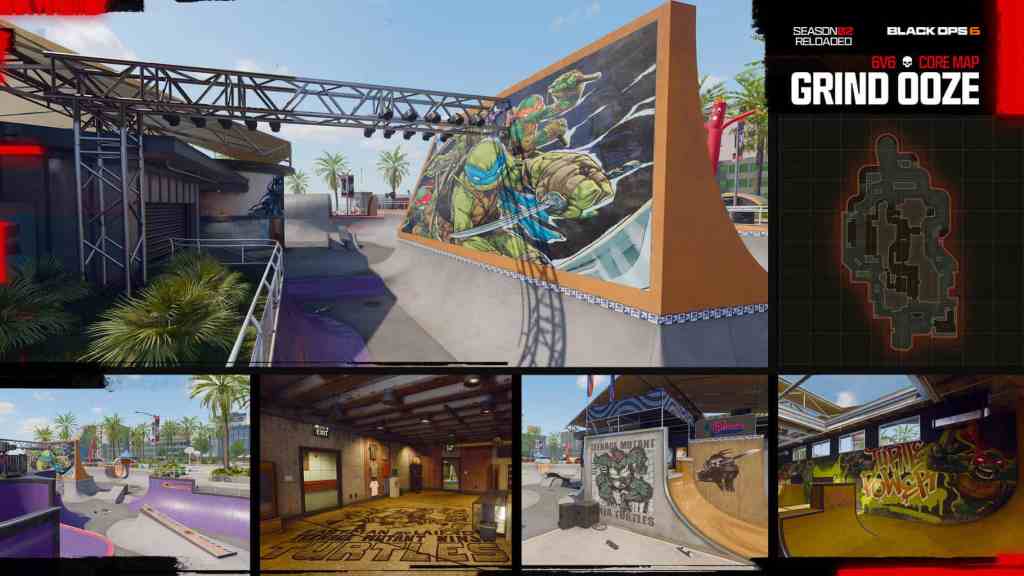 Grind Ooze, a Multiplayer Map remaster coming to Black Ops 6 Season 2 Reloaded.