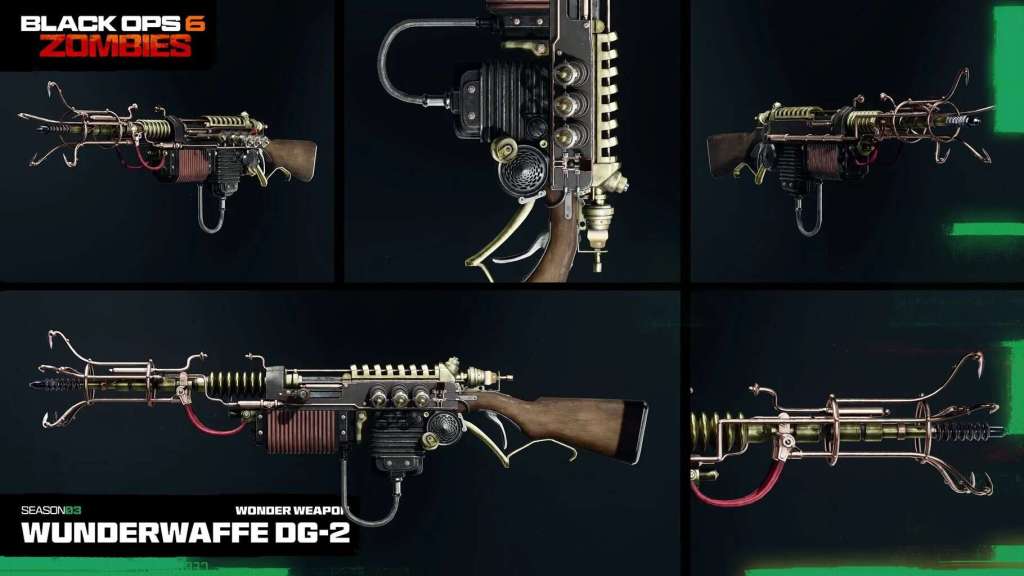 Different angle looks at the Wunderwaffe DG-2 in Call of Duty: Black Ops 6 Season 3.