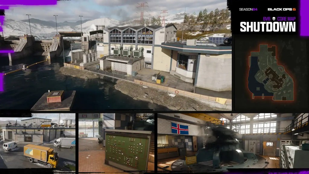 Brand-New MP Map, Shutdown, available on launch for Season 4 of Black Ops 6 Multiplayer.