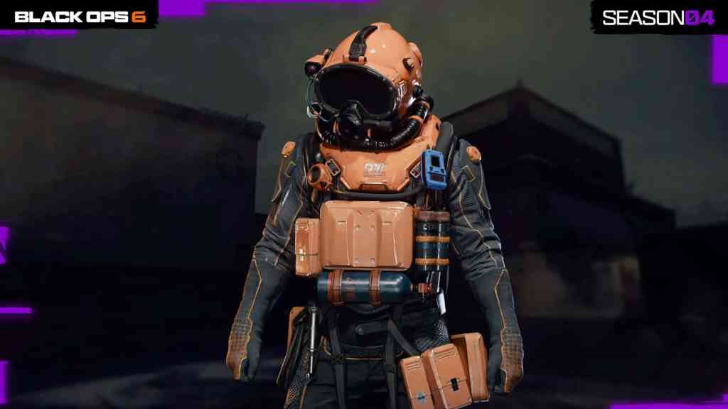“Deadtide” - Marshall Operator Skin in Black Ops 6.