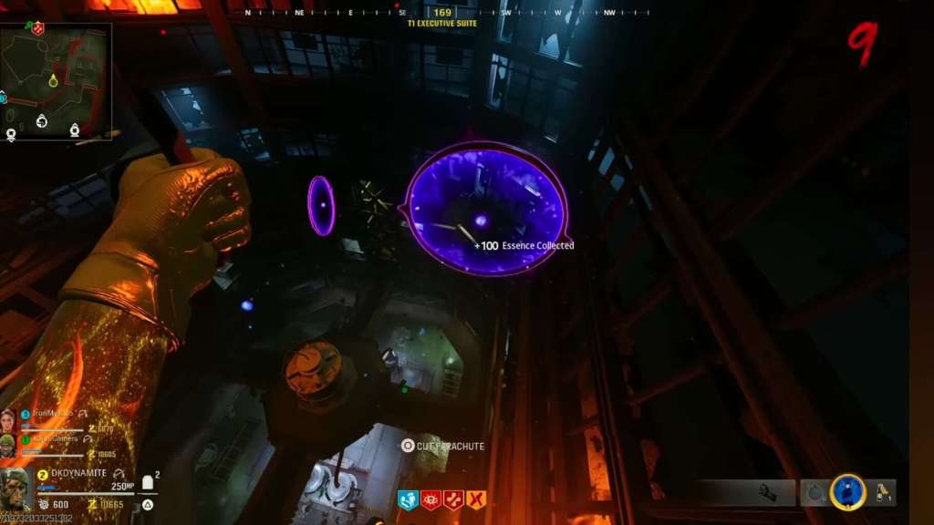 Screenshot of the hoops you need to parachute through to earn a free perk. Black Ops 6 Reckoning Zombies. Season 5.