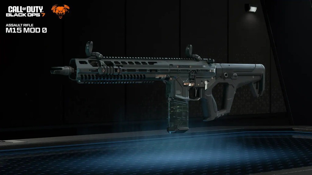 Image of the new M15 Mod 0 Assault Rifle coming to Call of Duty: Black Ops 7.