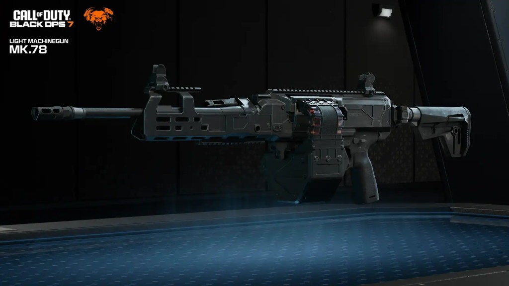 Image of the new MK.78 Light Machine Gun coming to Call of Duty: Black Ops 7.