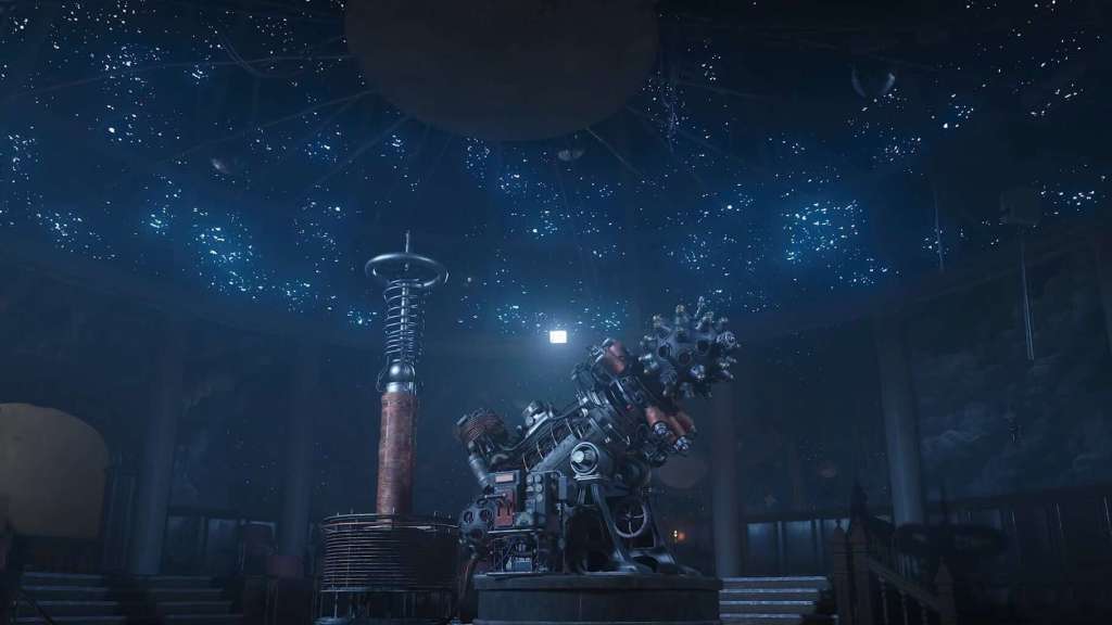 Image of the Planetarium Projector in Astra Malorum, releasing in Call of Duty: Black Ops 7 Zombies Season 1.