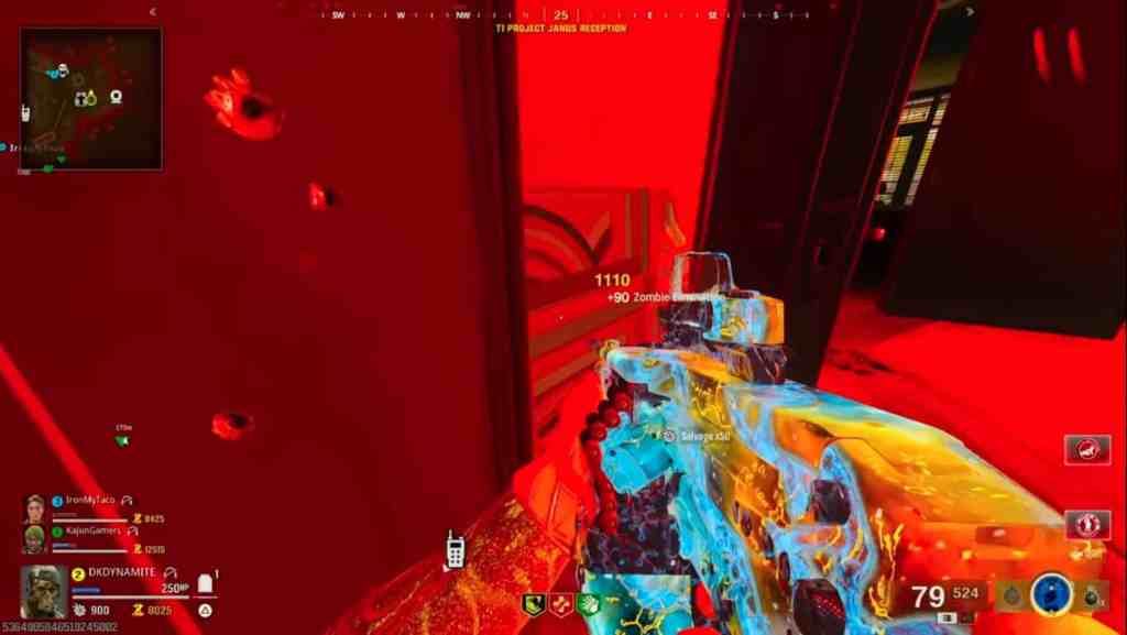 Screenshot of the first painting in Reckoning Zombies, Black Ops 6 Season 5.