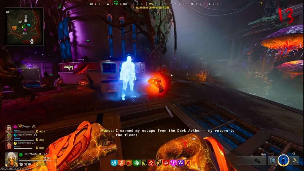 Screenshot of Panos & Gorgofex Wonder Weapon in Reckoning Zombies, Black Ops 6 Season 5.