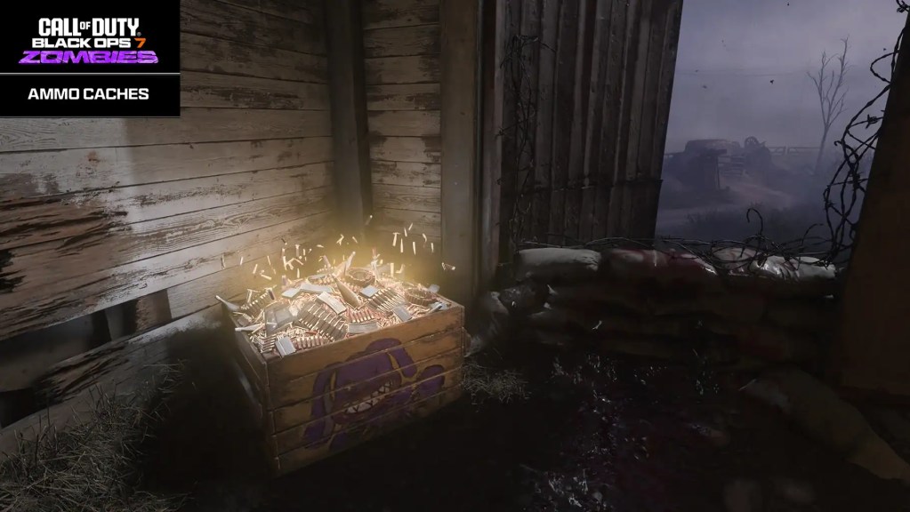 An image of the Ammo Cache coming to Ashes of the Damned in Call of Duty: Black Ops 7 Zombies.