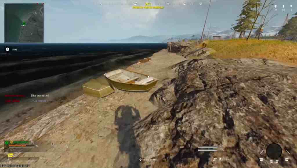 Screenshot of Vodianoy Ship remnants on Verdansk.