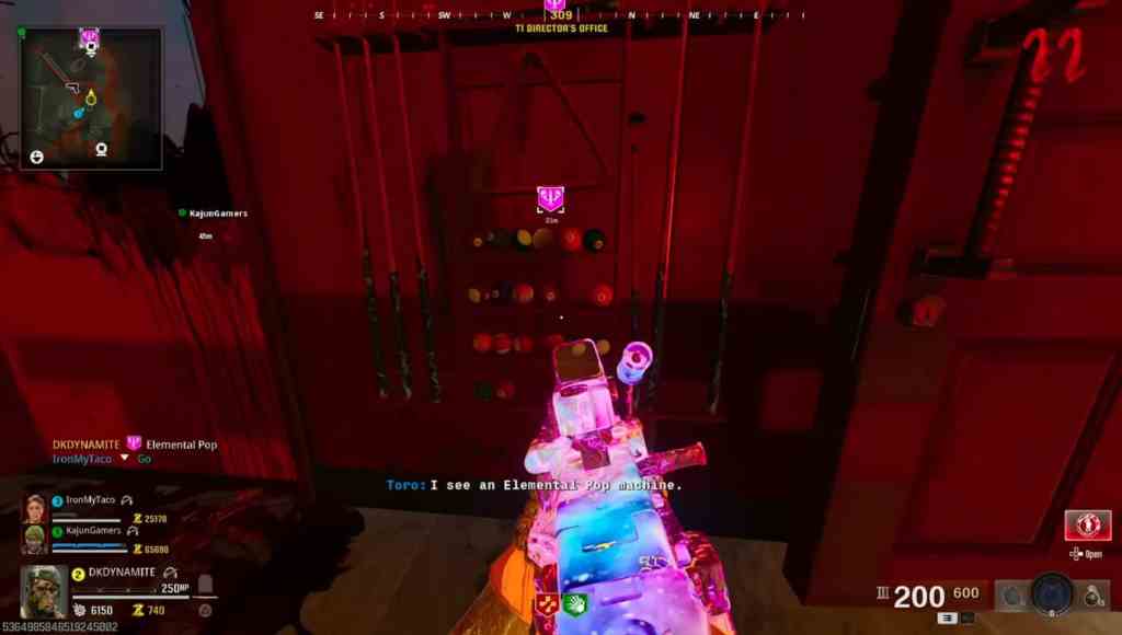 Screenshot of the pool rack for the free Self Revive Easter egg. Black Ops 6 Zombies, Reckoning, Season 5.
