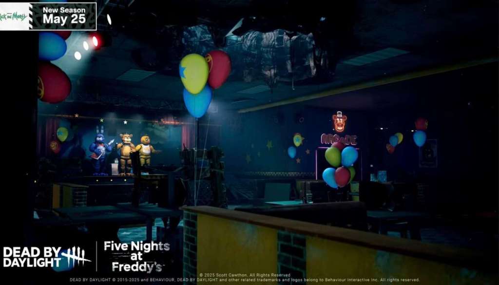 Picture of the main stage from the FNAF x DBD chapter