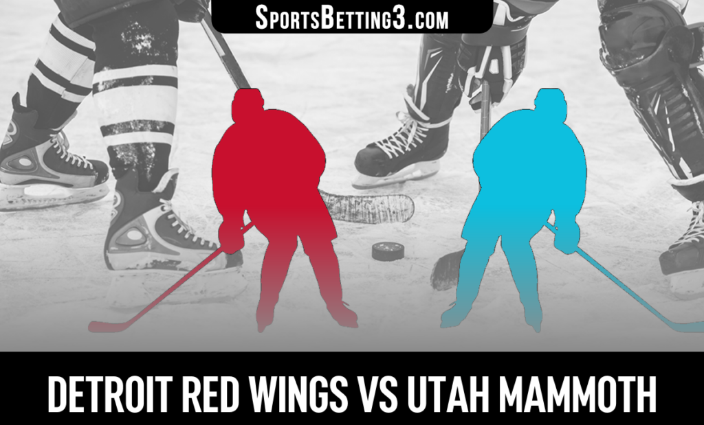 Detroit Red Wings vs Utah Mammoth Odds