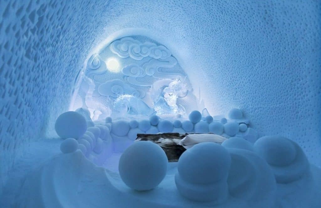 Ice hotel, Sweden