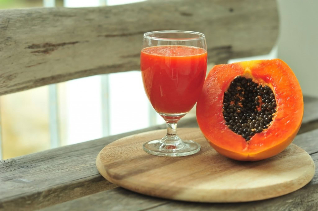 Vitamina Detox de Mamão