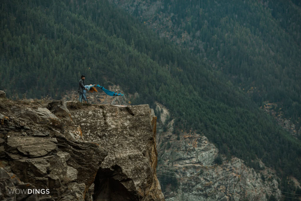 Mountain Pre-wedding Photography in Himachal by wowdings