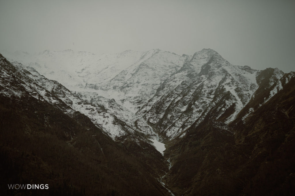 Kailash mountain in Kalpa, Himachal