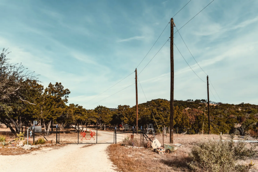 Entrance Seco Rige Campground Utopia Texas