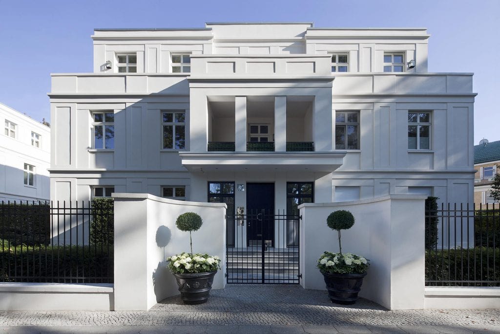 Villa Hubertusgärten Berlin-Grunewald Frontalansicht