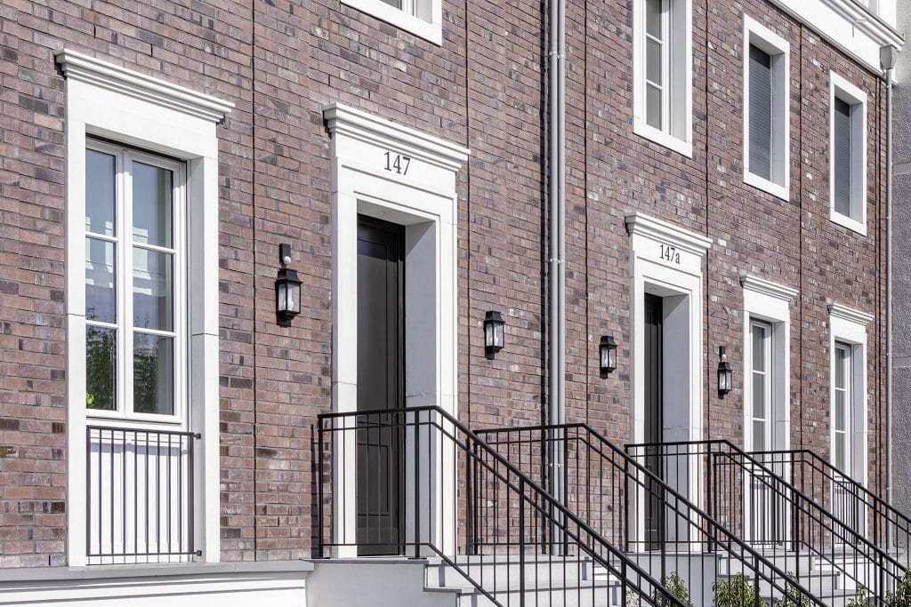 Townhouses on Rheinallee, Düsseldorf