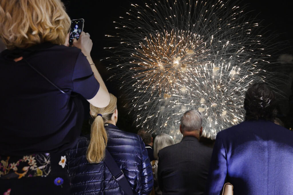 Feuerwerk beim Ralf Schmitz Japantag Düsseldorf 