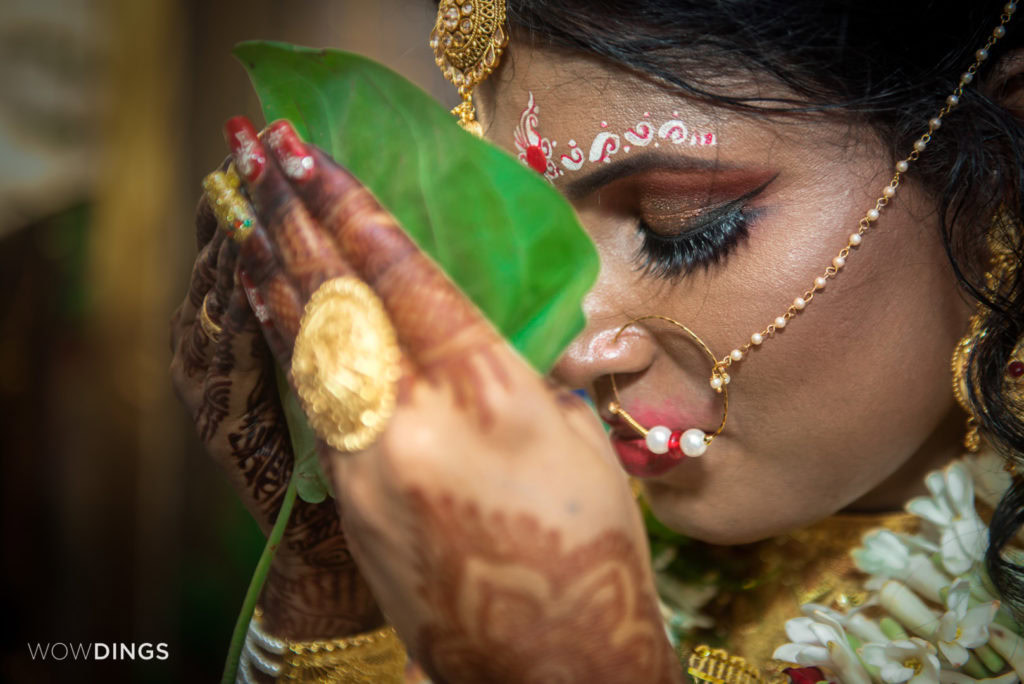 "The first look "moment in the first Transgender Wedding in Kolkata 