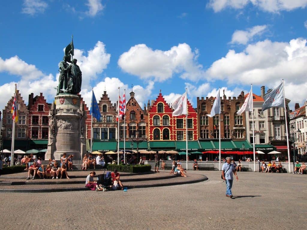 Markt square, Bruges, Belgium