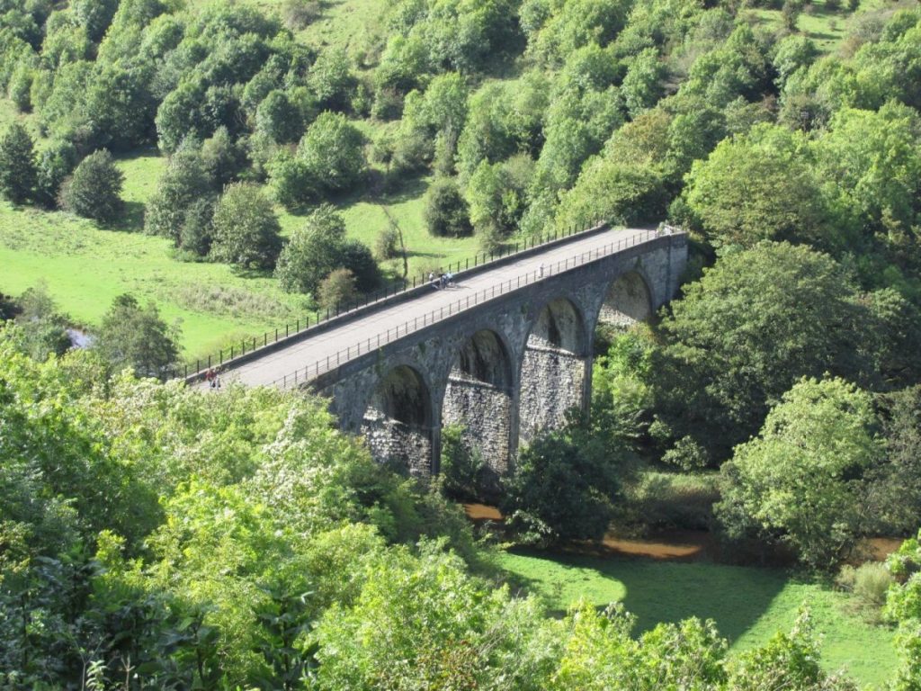 Abandoned railway lines, Monsal Trail, UK
