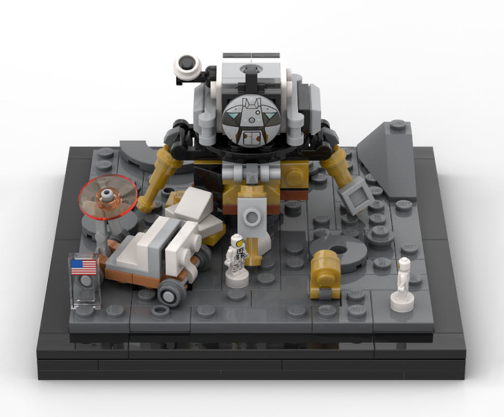 Apollo 16 (LM Orion and LRV)