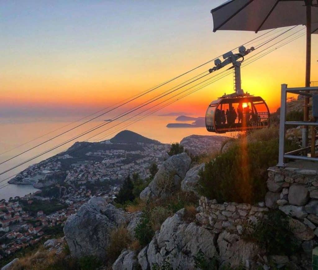 The Dubrovnik Cable Car, Croatia