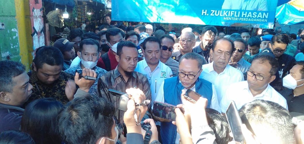 Dari Jakarta Mendag Pantau