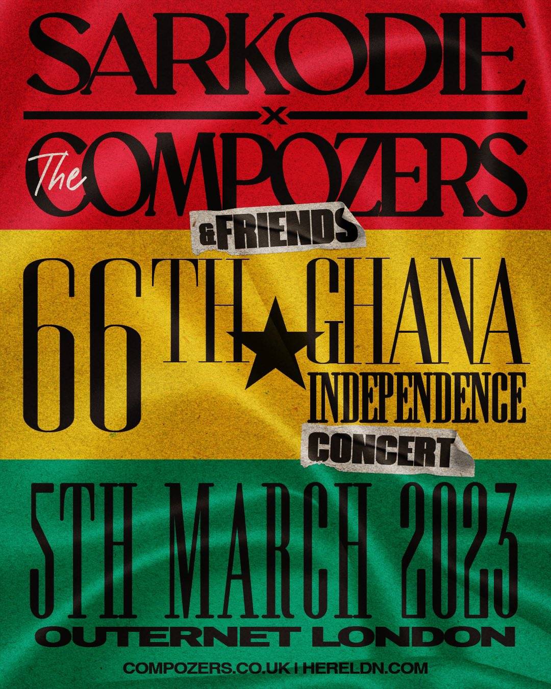 Ghana's 66th Independence Celebration show flier