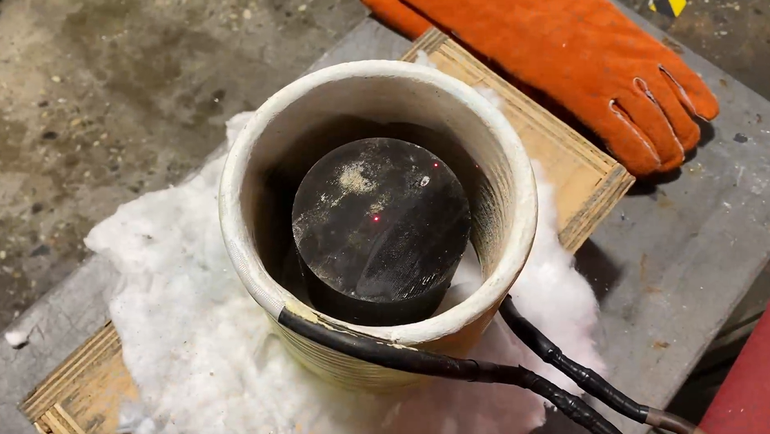Induction Heating of stainless steel for hot forging