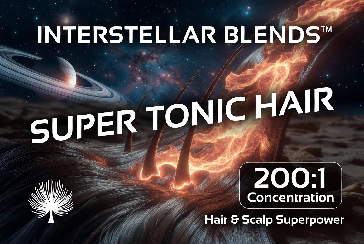 Interstellar Blends Super Tonic Hair – 200:1 Ultra-Concentrated Natural Hair Growth Tonic with Cosmic Fire Energy