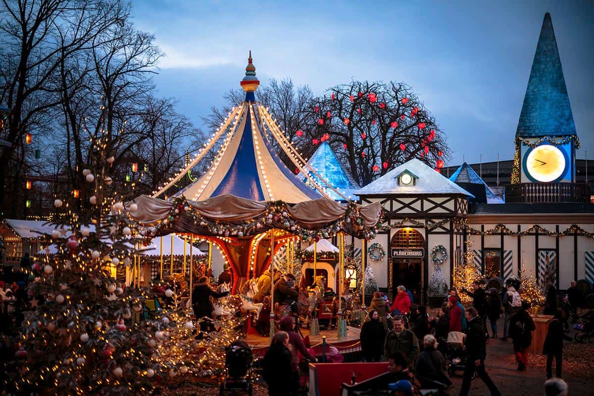 Tivoli Gardens Christmas Fair, Copenhagen, Denmark