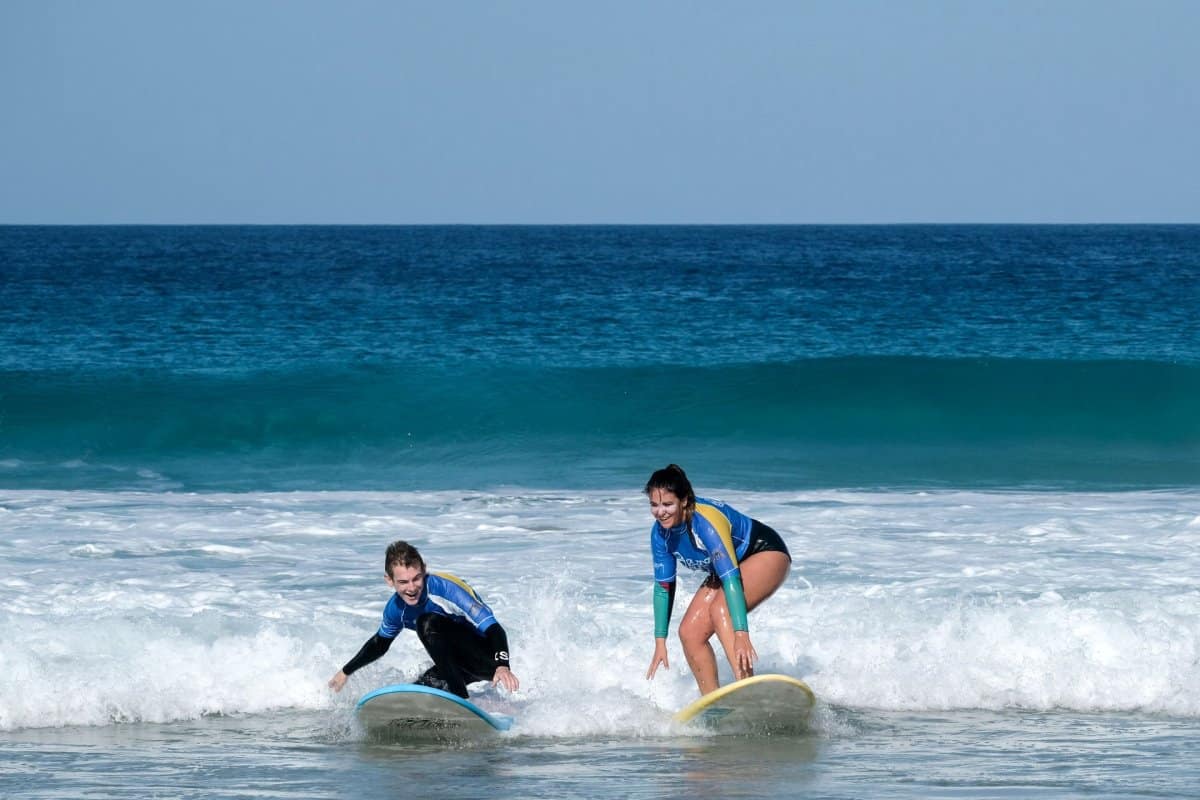 Surfing in Spain